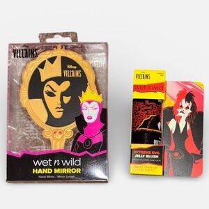 New Wet N Wild Disney Villains Hand Mirror and Extreme Evil Jelly Blush